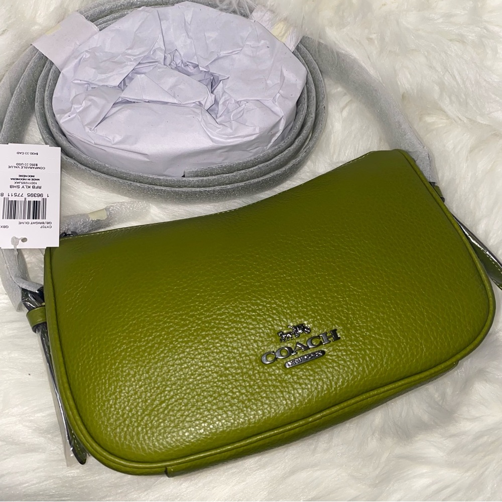 Coach 💚🩶💚 Kailey Shoulder crossbody leather purse Bag - Picture 2 of 16